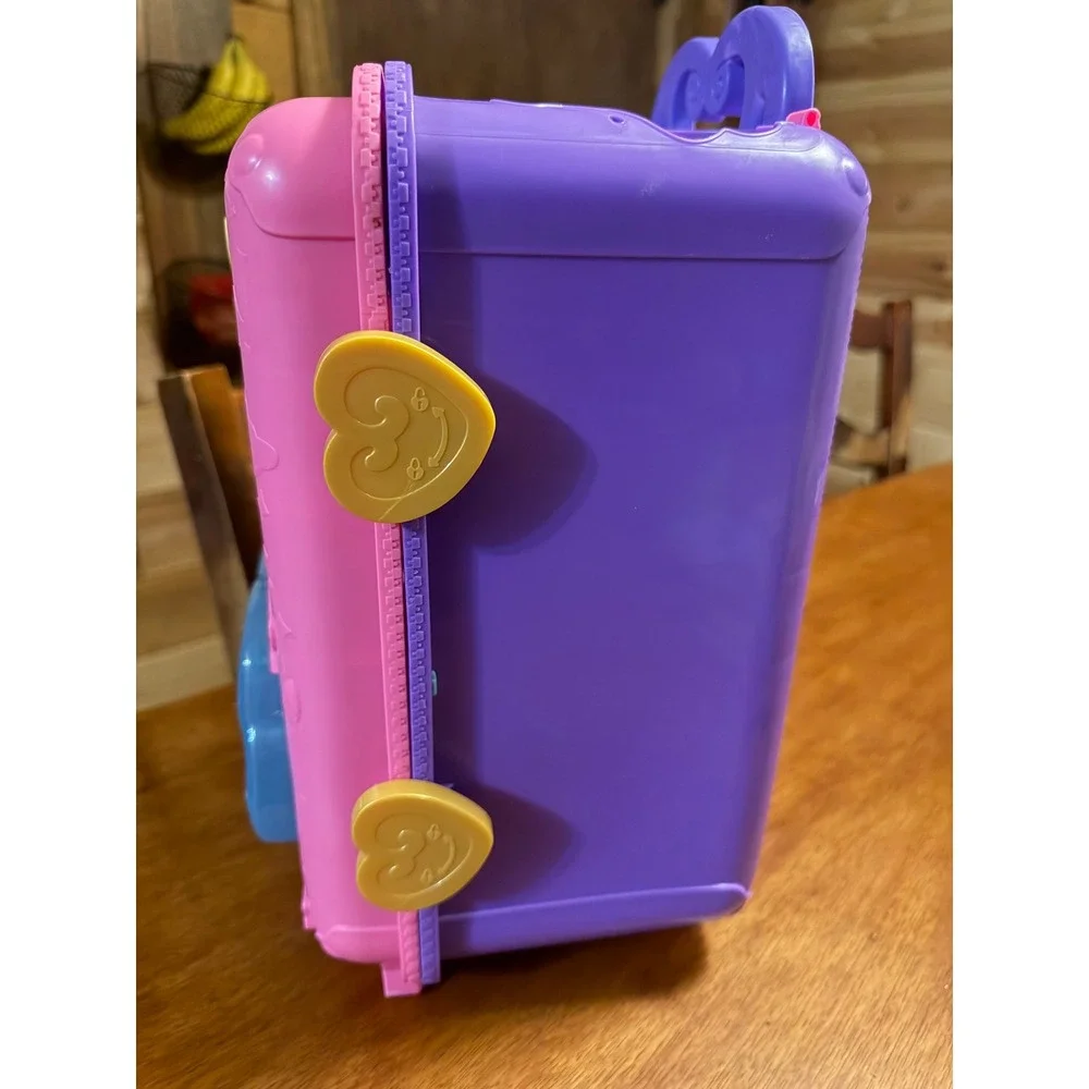 Polly Pocket Rainbow Funland Theme Park Backpack Playset Unicorn Carnival Toy